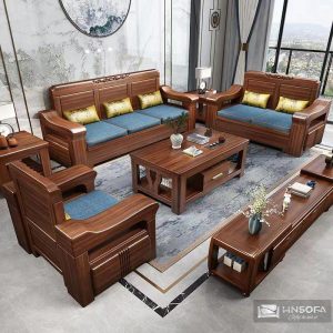 Sofa Gỗ Cao Cấp HNW02