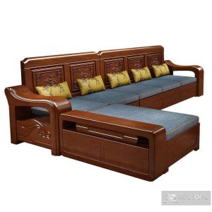 Sofa Gỗ Sang Trọng HNW01