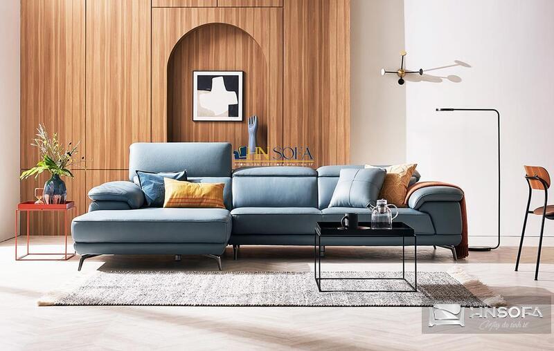 Sofa màu xanh lam phù hợp với gia chủ mệnh Mộc