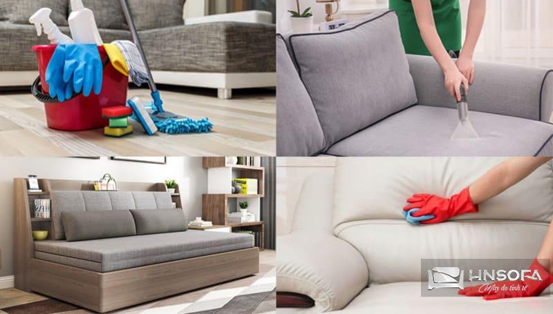 Vệ sinh thường xuyên ghế sofa để kéo dài tuổi thọ tốt nhất