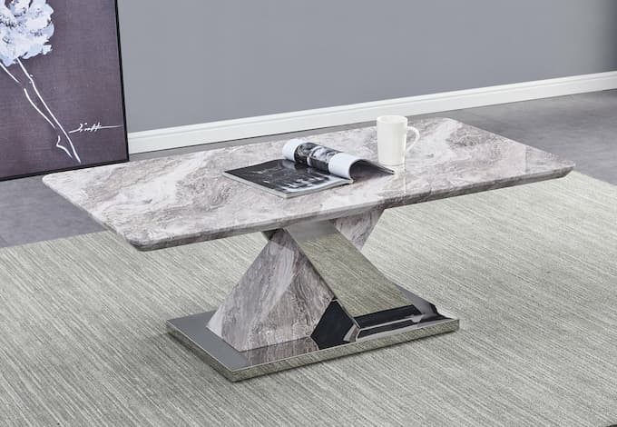 Bàn trà sofa mặt đá hình chữ nhật