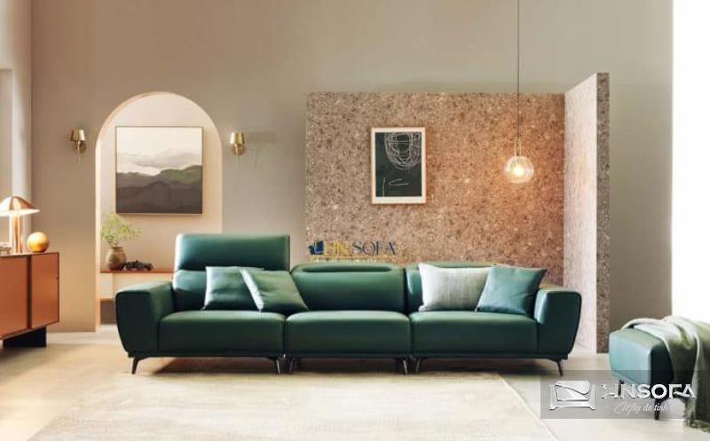 Bộ sofa biệt thự văng giả da Microfiber HNS79