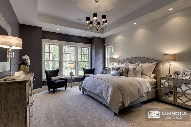 Bố trí sofa theo quy cách tự do để tạo không gian độc đáo