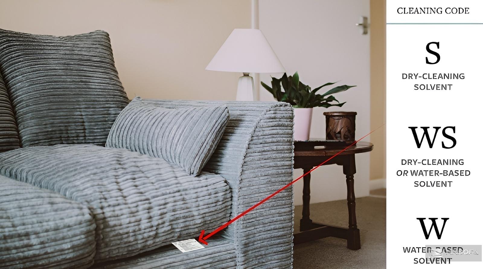 Các ký hiệu hướng dẫn vệ sinh sofa vải đúng cách