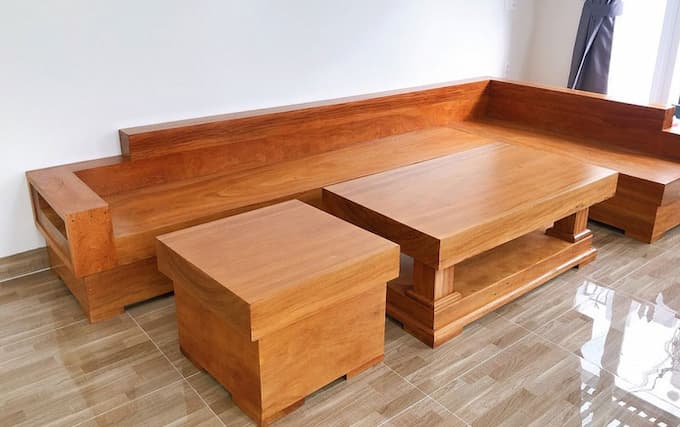 Giá các bộ sofa nguyên khối phụ thuộc vào chất liệu của sản phẩm