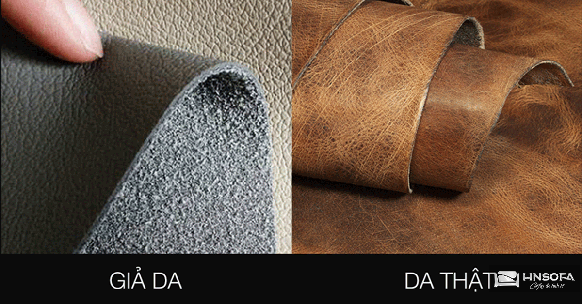Cách phân biệt sofa da thật và da giả