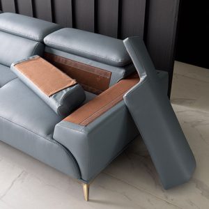 Alternative view of Mẫu sofa da Hàn Quốc hiện đại HNS01
