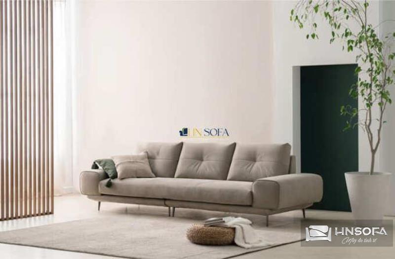 Ghế sofa bọc vải nỉ đảm bảo độ êm ái và không thấm nước
