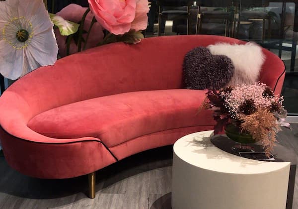 Mẫu ghế sofa cong đẹp