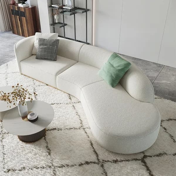 Mẫu ghế sofa cong có kiểu dáng đa dạng, độc đáo