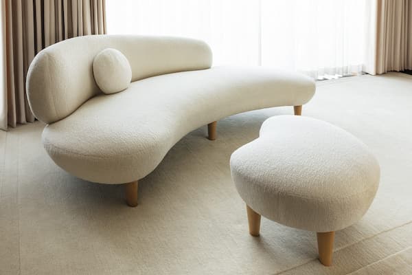 Mẫu ghế sofa cong đẹp