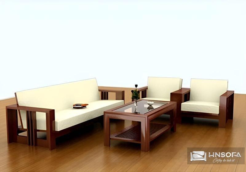 Ghế sofa hộp gỗ dành cho tín đồ mê đồ gỗ