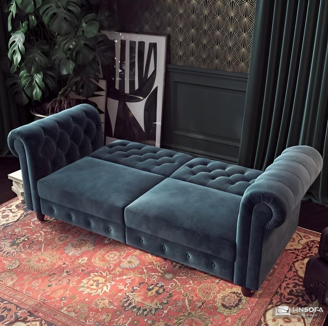 Ghế sofa kết hợp giường HNSG09 phong cách tân cổ điển