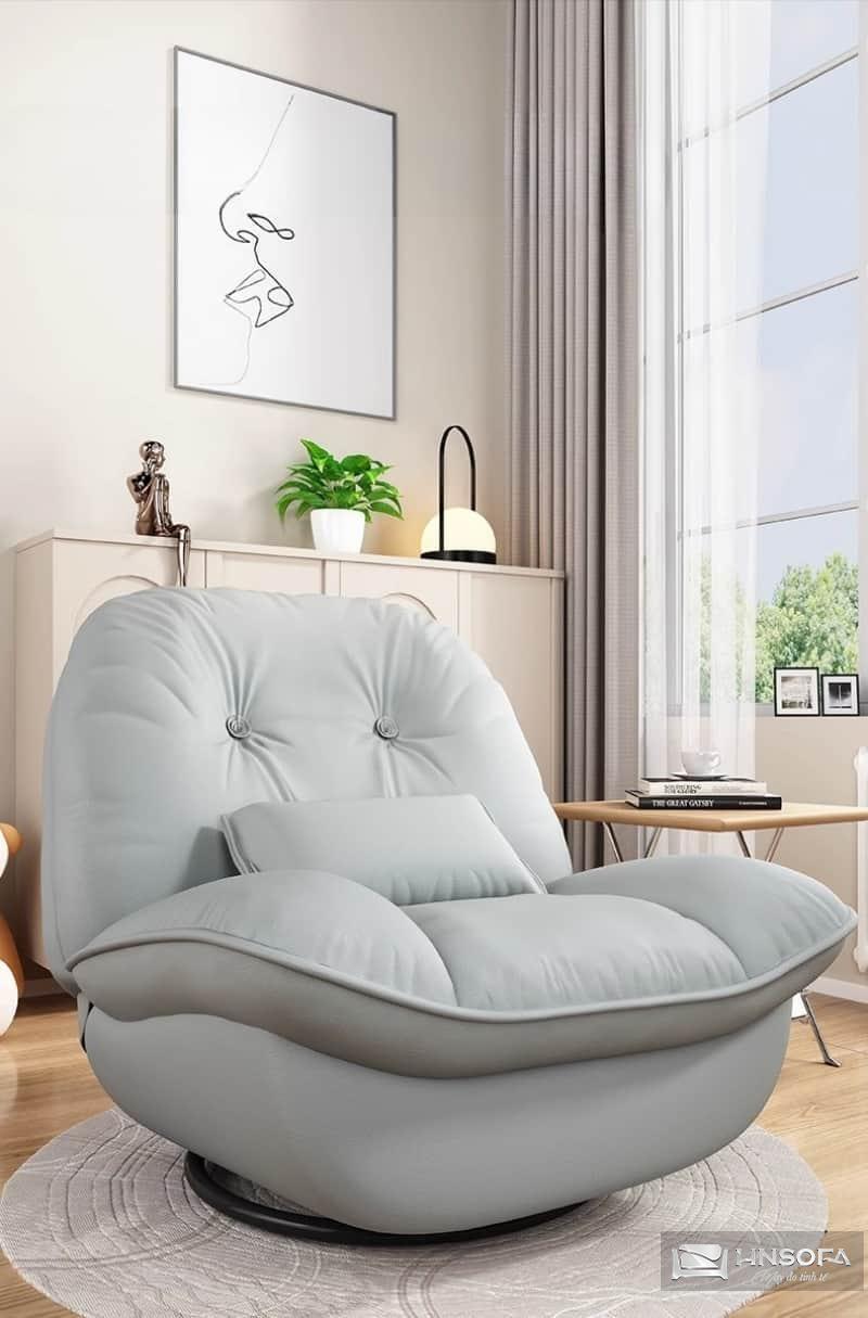 Ghế sofa lười bơm hơi được làm từ chất liệu chống thấm nước, giúp bảo vệ sofa khỏi sự tác động của nước hoặc chất lỏng