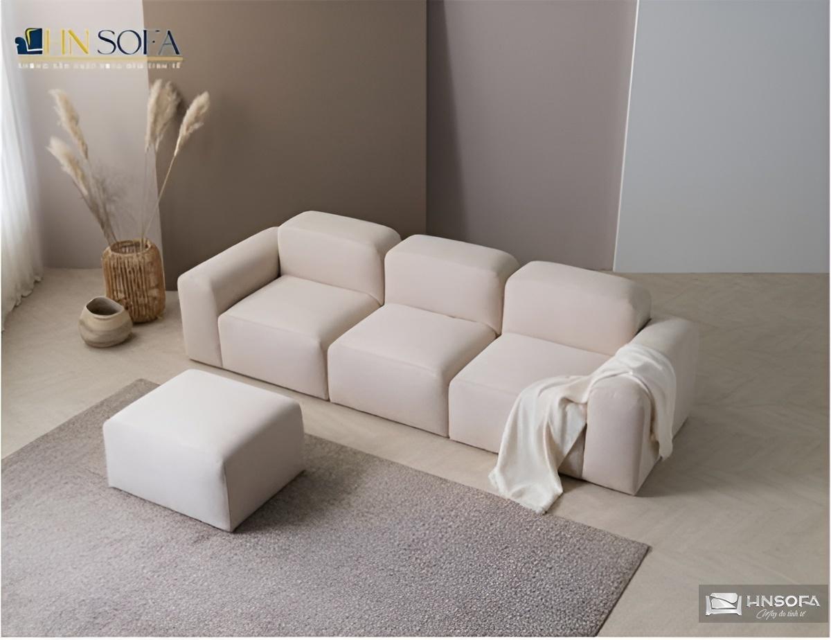 Ghế sofa màu trắng 2m2