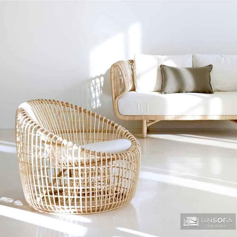 Ghế sofa mây tròn