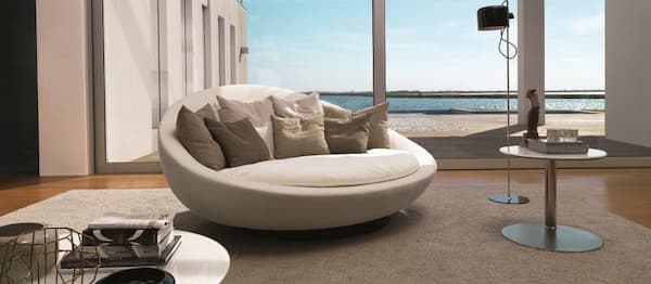 Mẫu ghế sofa giường tròn hiện đại, sang trọng