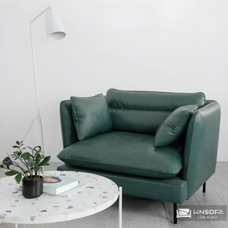 Sofa xanh toát lên vẻ hiện đại trong không gian sống