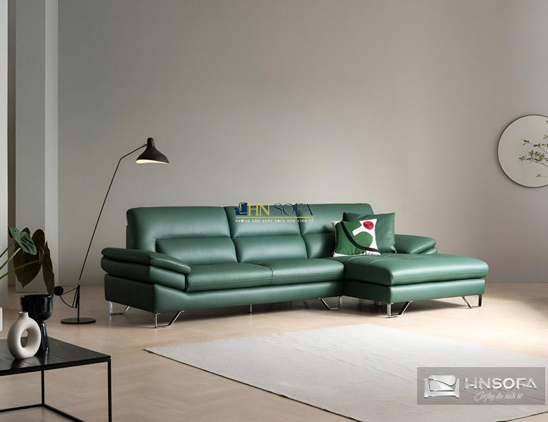 Sofa xanh HNS67 mang đến độ thoải mái cho người dùng