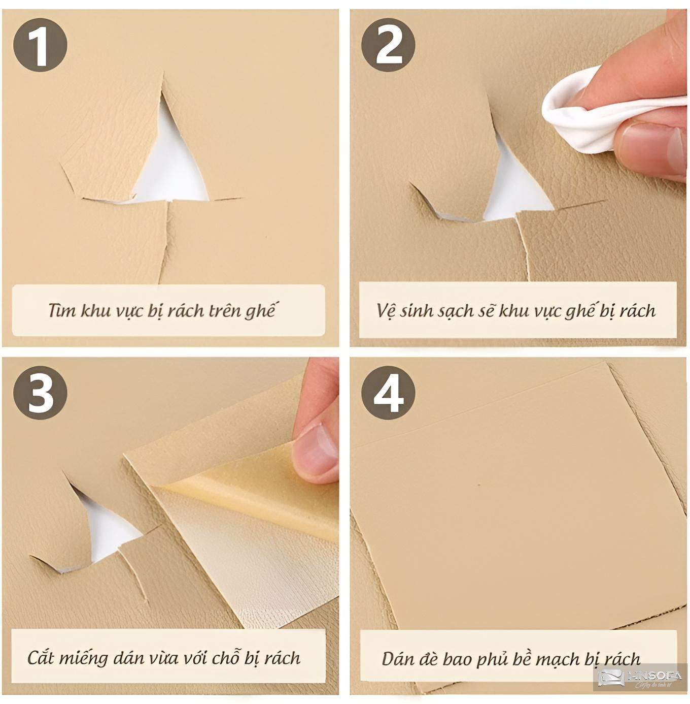 Hướng dẫn xử lý ghế da bị rách