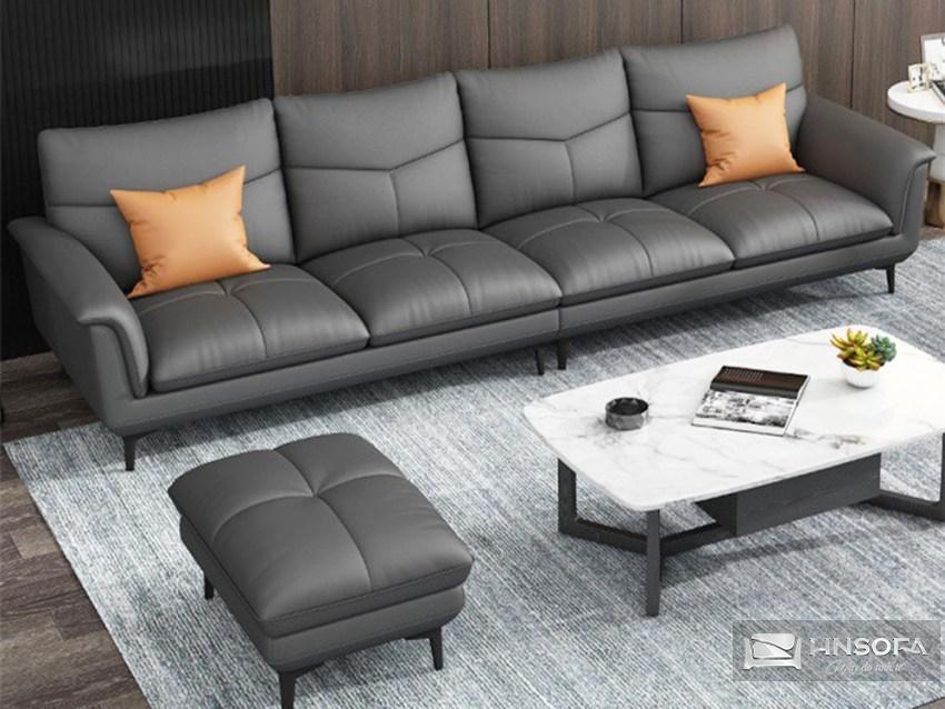 Kết hợp sofa 4 chỗ với các đồ nội thất trong không gian