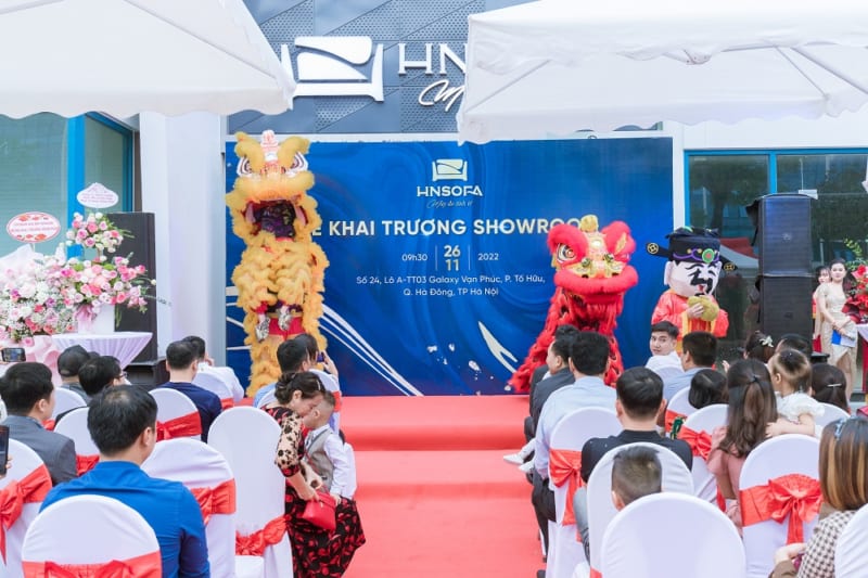 Lễ khai trương cơ sở mới Showroom HNSOFA - Sofa may đo tinh tế!