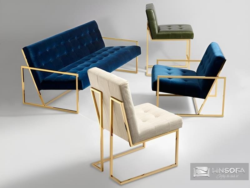 Lựa chọn nhà cung cấp ghế sofa chân inox mạ vàng uy tín