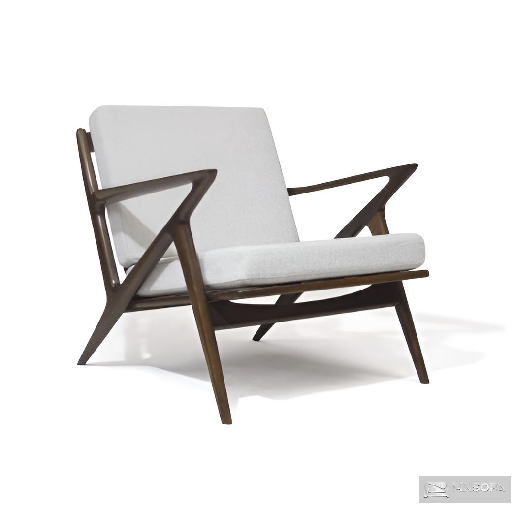 Mẫu ghế sofa bằng gỗ hình chữ Z, dễ dàng vệ sinh