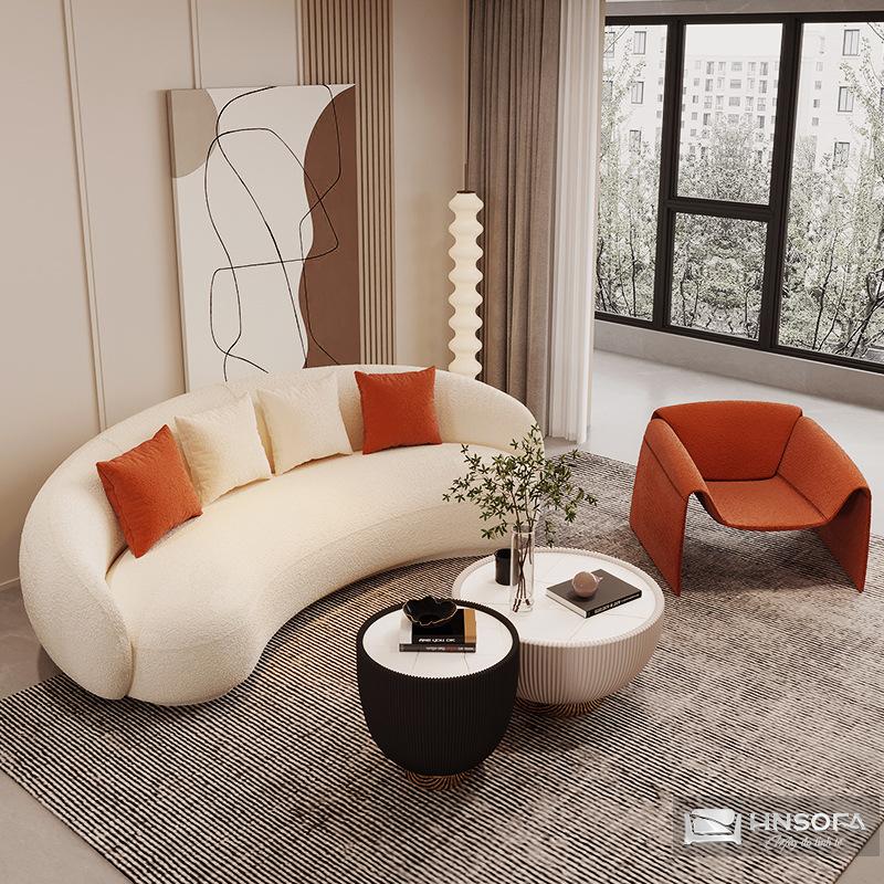 Mẫu ghế sofa da lộn 1m4 sang trọng phong cách vintage