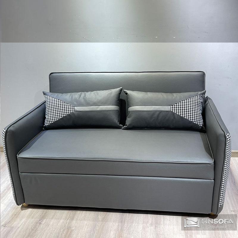 Mẫu ghế sofa da lộn 1m4 sang trọng mang phong cách hiện đại