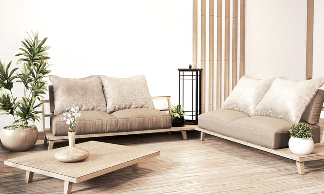 Ghế sofa gỗ kiểu Nhật 12