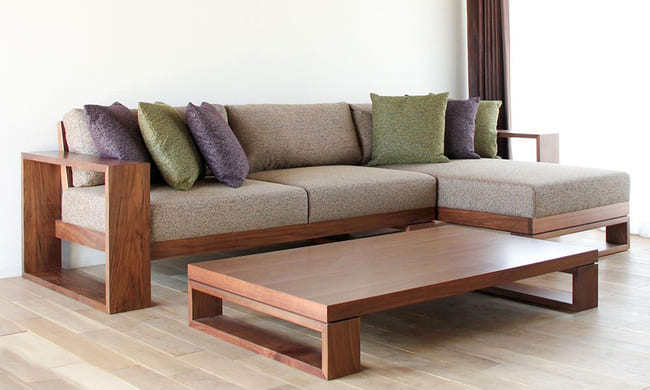 Ghế sofa gỗ kiểu Nhật 3