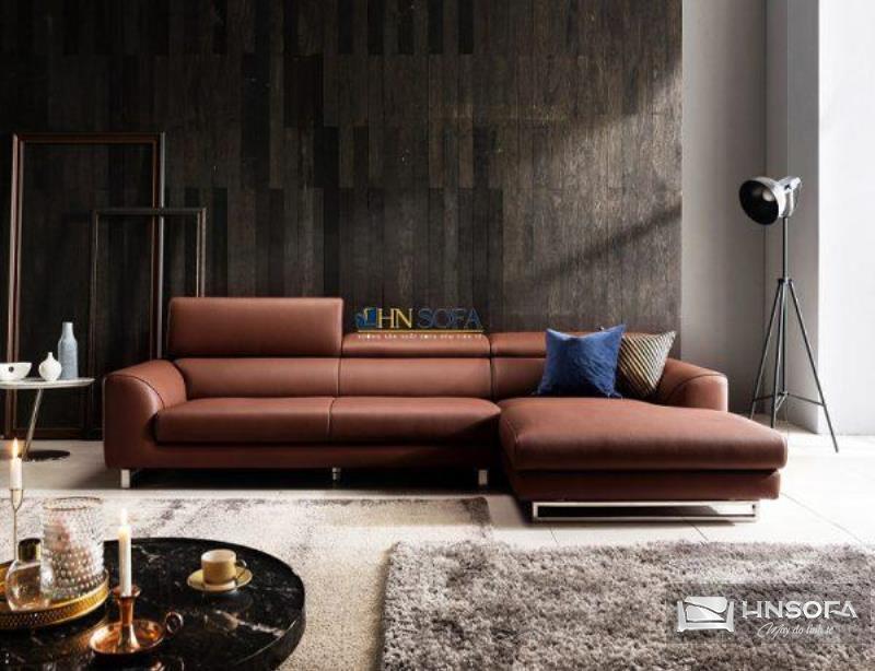 Màu sắc của sofa làm tôn thêm sự ấm áp cho không gian
