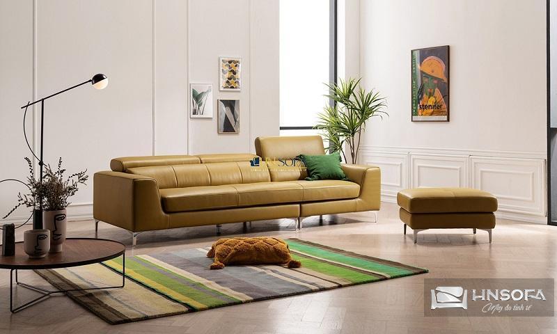 Mẫu sofa bán chạy sử dụng da Hàn Quốc HNS127