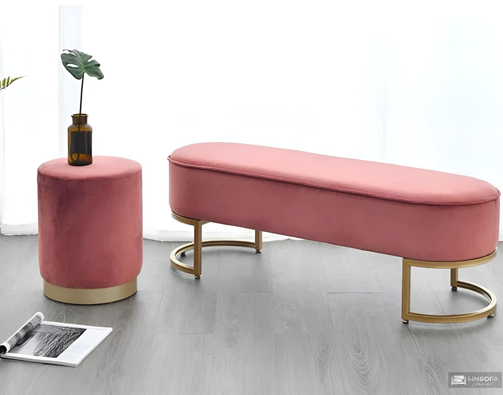 Mẫu sofa băng nhỏ không tựa