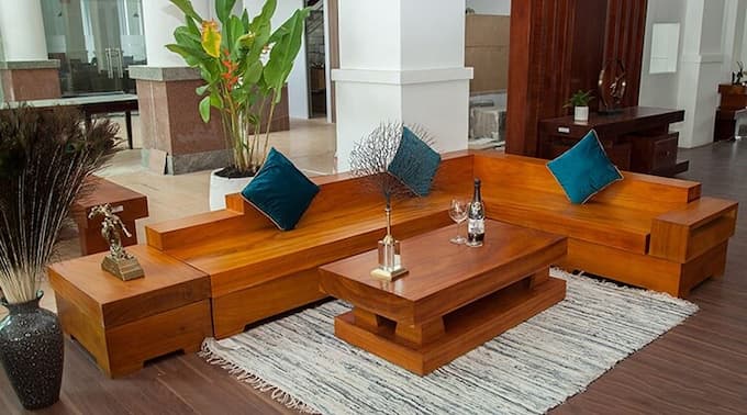 Mẫu bàn ghế sofa nguyên khối cao cấp