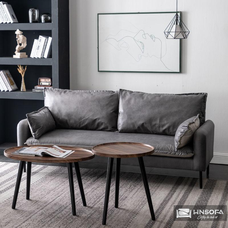 Sofa 2 chỗ đơn giản, nhỏ gọn HNS166