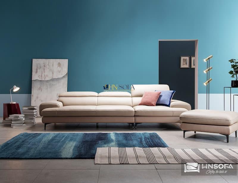 Sofa biệt thự văng da Malaysia cao cấp HNS94