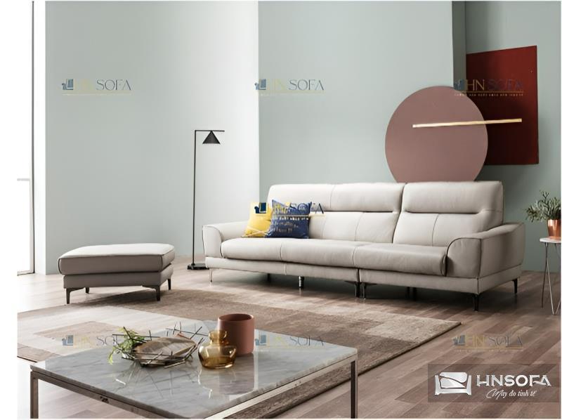 Sofa chân cao khung inox HNS134