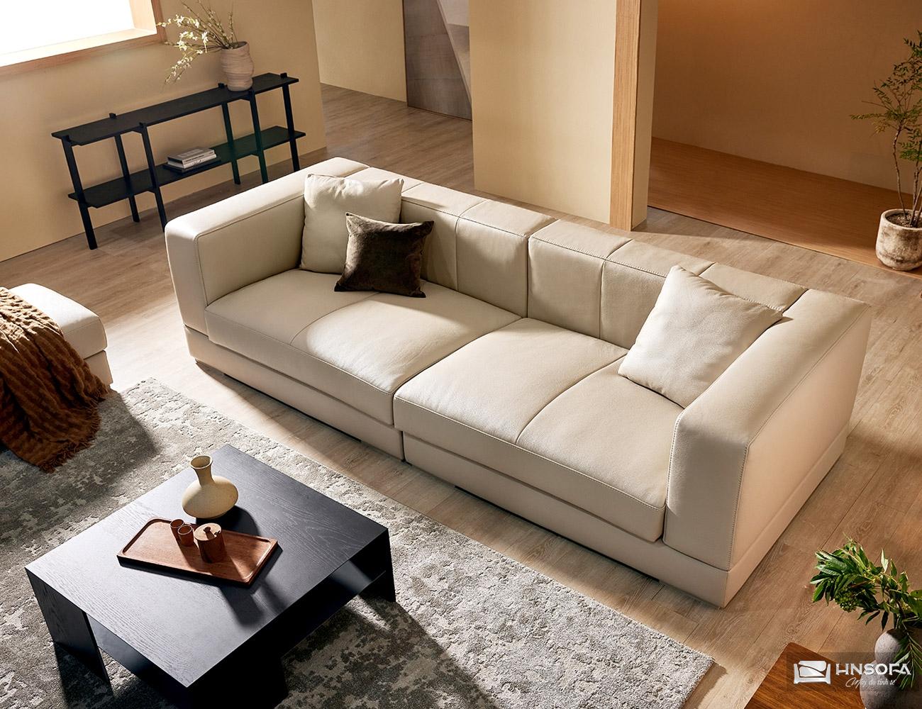 Sofa chữ I kiểu hiện đại