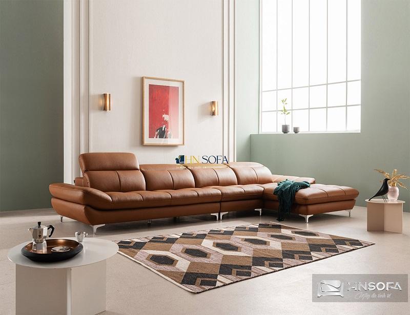 Sofa công trình góc L sang trọng HNS115