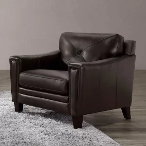 Alternative view of Mẫu sofa đơn giả da Malaysia cao cấp SFĐ17 đẹp bền bỉ