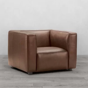 Ghế sofa da đơn dáng vuông sang trọng và đẳng cấp SFĐ21