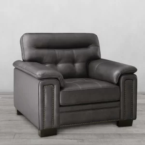 Alternative view of Ghế sofa đơn phòng khách da bò Ý sang trọng tiện nghi SFĐ22