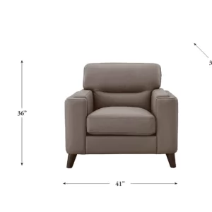Sofa đơn bọc da sang trọng SFĐ25 - Bừng sáng nét đẹp sang trọng!