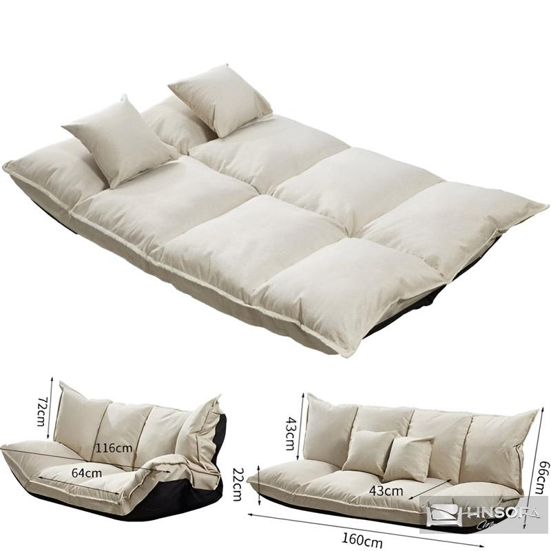 Mẫu ghế sofa giường bệt bọc nệm trắng HOT nhất năm 2023