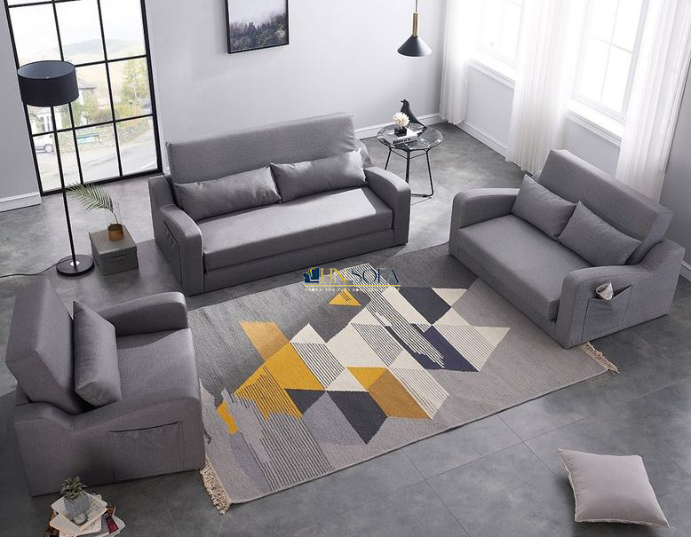 Sofa giường HNSG03 hiện đại nhỏ gọn đa năng tiện ích - Ảnh 2