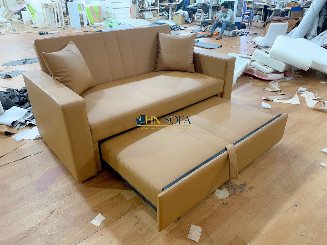Sofa giường HNSG06 mang lại cho người dùng những chức năng tuyệt vời