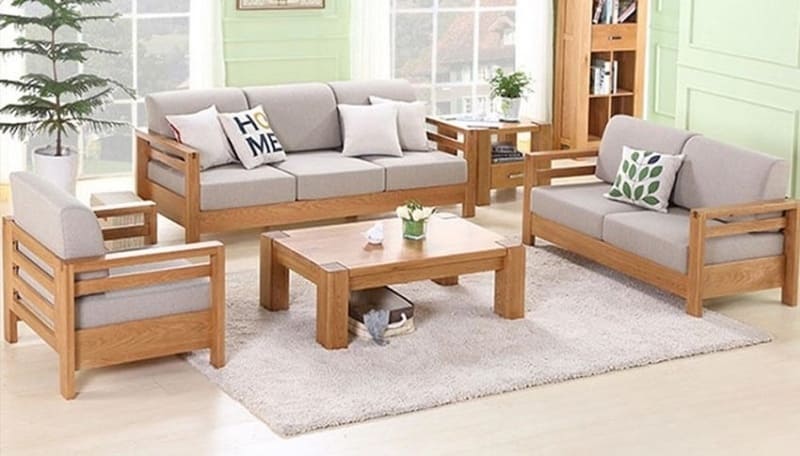 Sofa gỗ thông 1