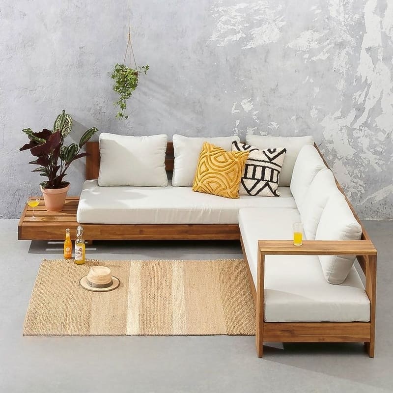Sofa gỗ thông 7